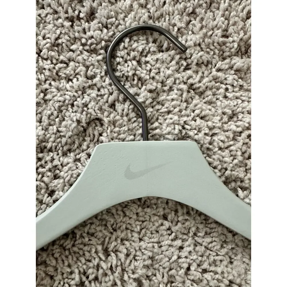50 Pack Authentic Nike Grey Wood Hangers Non Slip Coating